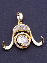 картинка Кулон "Козерог" XUPING позолота 18к от магазина Wolves