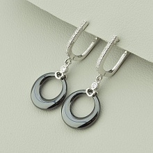 картинка Серьги 'XUPING' Фианит (родий) от магазина Wolves