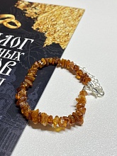 картинка Браслет Янтарь на карабине от магазина Wolves