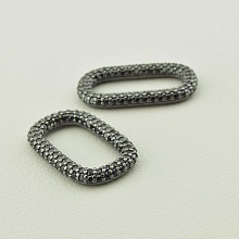 картинка Вставка Фианит 25х14 (хром) от магазина Wolves