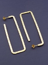 картинка Серьги 'FJ' 70х22мм от магазина Wolves