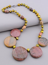 картинка Бусы Яшма 45 см от магазина Wolves