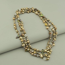 картинка Бусы Жемчуг Чешский хрусталь 174 см от магазина Wolves