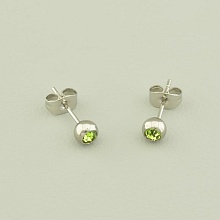 картинка Серьги 'XUPING' Фианит (родий) от магазина Wolves