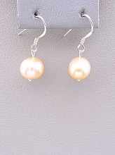 картинка Серьги 'SUNSTONES' Жемчуг Серебро(925) от магазина Wolves