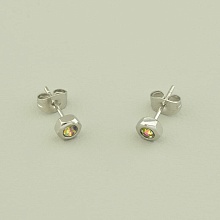 картинка Серьги 'XUPING' Фианит (родий) от магазина Wolves