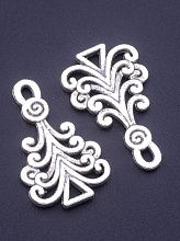 картинка Серебряный кулон Елочка 15 штук от магазина Wolves