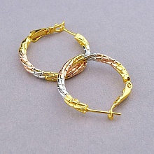 картинка Серьги 'XUPING' (позолота-родий) от магазина Wolves