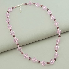 картинка Бусы 'SUNSTONES' Рубин Серебро(925) 46 см от магазина Wolves