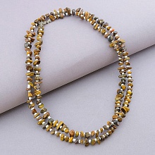 картинка Бусы 'SUNSTONES' Тигровый глаз Бисер 92 см от магазина Wolves