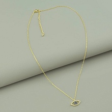 картинка Подвеска 'Saiya' Фианит 40 см (позолота 18к (лимонная)) от магазина Wolves