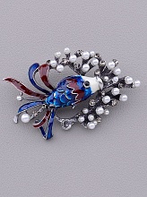 картинка Брошь Сrystal 55x35мм от магазина Wolves