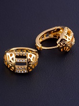 картинка Серьги 'XUPING' Фианит (позолота 18к) от магазина Wolves