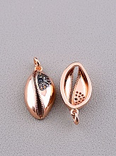 картинка Кулон Фианит 20х11 (позолота 18к) от магазина Wolves