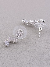 картинка Серьги 'Unfading Love' Фианит (родий) от магазина Wolves