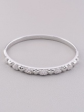 картинка Браслет 'XUPING' Фианит 17 см (родий) от магазина Wolves