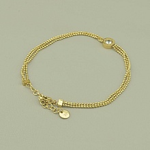 картинка Браслет 'XUPING' Фианит 20 см (позолота 18к (лимонная)) от магазина Wolves