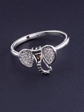 картинка Кольцо 'XUPING' Фианит (родий) от магазина Wolves