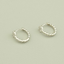 картинка Серьги 'XUPING' Фианит (родий) от магазина Wolves