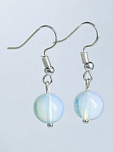 картинка Элитные Серьги Лунный камень №2 от магазина Wolves