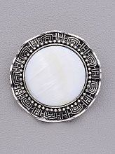 картинка Брошь Перламутр 40x40мм от магазина Wolves