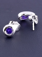 картинка Серьги 'XUPING' Фианит (родий) от магазина Wolves