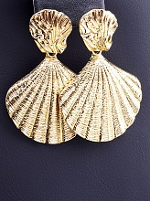 картинка Серьги 'FJ'  Бижутерный сплав24 47 г от магазина Wolves