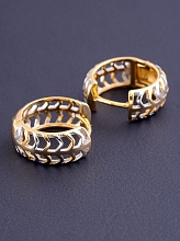 картинка Серьги 'XUPING' (позолота/родий) от магазина Wolves