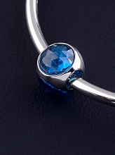 картинка Шарм Фианит 12х10 (родий) от магазина Wolves