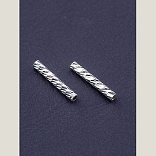 картинка Трубочка Серебро(925) 10x1 5мм от магазина Wolves