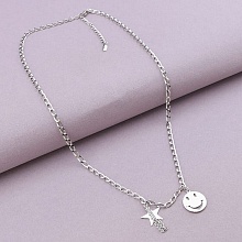 картинка Подвеска 'XUPING' 46 см (родий) от магазина Wolves