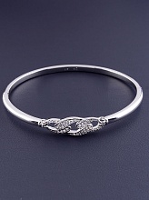 картинка Браслет 'XUPING' Фианит 17 см (родий) от магазина Wolves