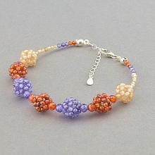 картинка Браслет 'SUNSTONES' Циркон Серебро(925) 17 см от магазина Wolves