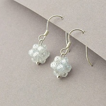 картинка Серьги 'SUNSTONES' Циркон Серебро(925) от магазина Wolves