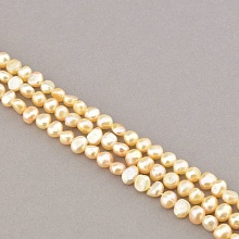 картинка Нитка Жемчуг 35 см 5 5 мм (Без замка) от магазина Wolves