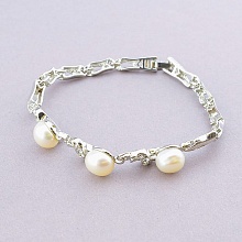 картинка Браслет Жемчуг Сrystal 17 см от магазина Wolves