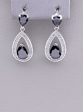 картинка Серьги 'Big Dipper' Фианит (родий) от магазина Wolves