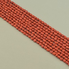 картинка Коралл натуральный, коричневый, нить 40 см от магазина Wolves