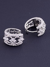 картинка Серьги 'XUPING' (родий) от магазина Wolves