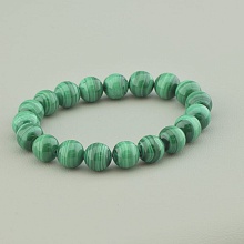 картинка Браслет 'SUNSTONES' Малахит 18 см от магазина Wolves