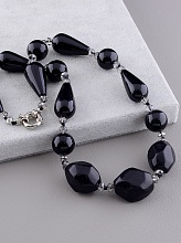 картинка Бусы Агат Чешский хрусталь 53 см от магазина Wolves