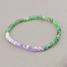 картинка Браслет 'SUNSTONES' Агат Аметист 18 см от магазина Wolves