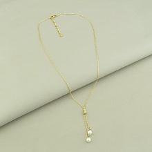 картинка Подвеска 'XUPING' Майорка 46 см (позолота 18к (лимонная)) от магазина Wolves