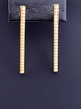 картинка Серьги 'FJ' 40х3мм от магазина Wolves