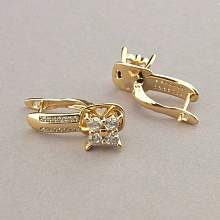 картинка Серьги 'XUPING' Фианит (позолота 18к) от магазина Wolves