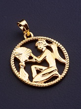 картинка Кулон Водолей 'XUPING' (позолота 18к) от магазина Wolves