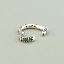 картинка Серьги Фианит (родий) от магазина Wolves