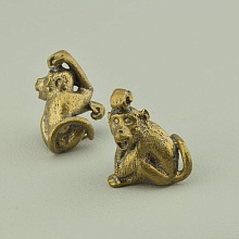 картинка Фигурка Обезьяна Латунь от магазина Wolves