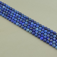 картинка Нитка Лазурит 39 см 10 мм (Без замка) от магазина Wolves