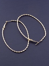 картинка Серьги 'FJ' 70х45мм от магазина Wolves